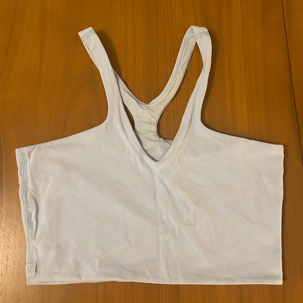 lululemon athletica LIMITED EDITION Light Blue REVERSIBLE Tank Top